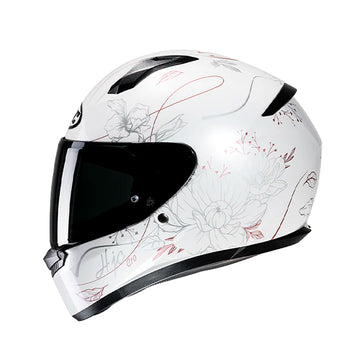 CASCO INTEGRAL HJC C10 EPIC MC8 BLANCO+NEGRO+FUCSIA